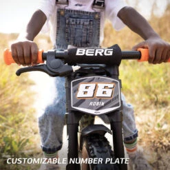 BERG BIKY Trial Groen Loopfiets 12 Inch Handrem -Chique Speelgoeds Winkel preview 8715839090819 7 BERG Biky Trail USP3 Customizable number plate