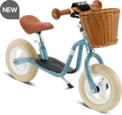 PUKY 4095 LRM Retro Blue Loopfiets Blauw -Chique Speelgoeds Winkel puky 4095 loopfiets lrm blauw retro incl mandje speelactief.nl