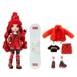 Nieuwe uitgaven -Chique Speelgoeds Winkel rainbow high fashion winter break doll ruby anderson 1