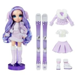 Nieuwe uitgaven -Chique Speelgoeds Winkel rainbow high fashion winter break doll violet willow 1