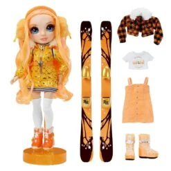 Nieuwe uitgaven -Chique Speelgoeds Winkel rainbow high fashion winter break poppy rowan 1