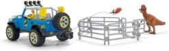 Schleich 41464 Off-road Jeep Met Dino Wachtpost Dinosaurus -Chique Speelgoeds Winkel schleich 41464 offroad voertuig met dino wachtpost 1
