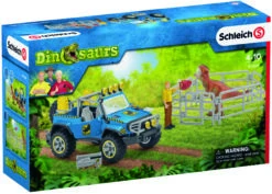 Schleich 41464 Off-road Jeep Met Dino Wachtpost Dinosaurus -Chique Speelgoeds Winkel schleich 41464 offroad voertuig met dino wachtpost 4