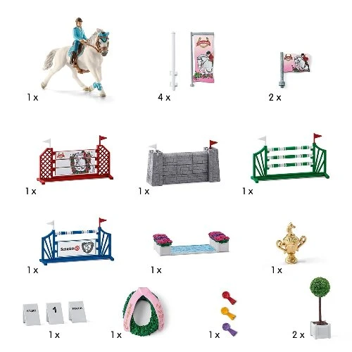 Schleich 42338 Groot Wedstrijdtoernooi Met Ruiters En Paarden 8 Schleich 42338 Groot Wedstrijdtoernooi Met Ruiters En Paarden - Afbeelding 6