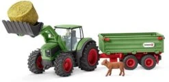 Schleich 42379 Tractor Met Aanhanger FarmWorld -Chique Speelgoeds Winkel schleich 42379 tractor met aanhanger 1