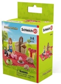 Schleich 42426 Verjaardagspicknick FarmWorld -Chique Speelgoeds Winkel schleich 42426 verjaardagspicknick 1