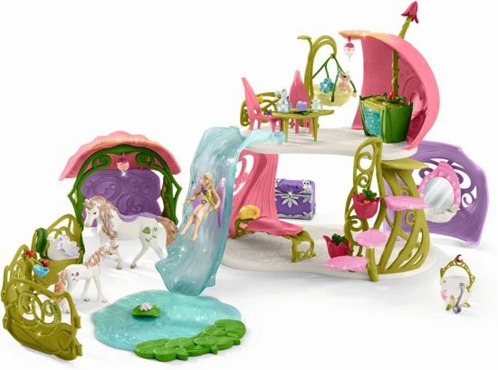 Glinsterend Bloemenhuis Met Eenhoorns – Schleich 42445 3 Glinsterend Bloemenhuis Met Eenhoorns – Schleich 42445