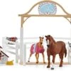 Schleich 42458 Hannah’s Gastpaarden Met Hond Ruby HorseClub 2 Schleich 42458 Hannah’s Gastpaarden Met Hond Ruby HorseClub -Chique Speelgoeds Winkel schleich 42458 hannahs gastpaarden met hond ruby