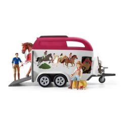 Schleich 42535 Avontuur Met Auto En Trailer HorseClub -Chique Speelgoeds Winkel schleich 42535 avontuur met auto en trailer 4 scaled 1
