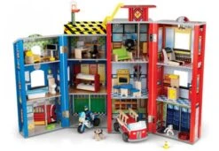 Houten Speelgoedset Voor Grote Kleine Helden -Chique Speelgoeds Winkel speelset voor grote kleine helden kidkraft 63239 1