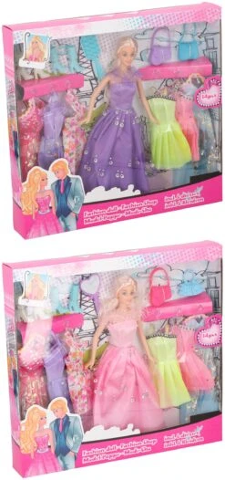 Tienerpop Met Complete Garderobe -Chique Speelgoeds Winkel tienerpop met extra outfits scaled 2