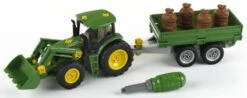 KleinToys 3905 Tractor JohnDeere + Aanhanger Constructiespeelgoed -Chique Speelgoeds Winkel tractor john deere met aanhager theo klein 3905 1