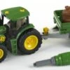 KleinToys 3905 Tractor JohnDeere + Aanhanger Constructiespeelgoed