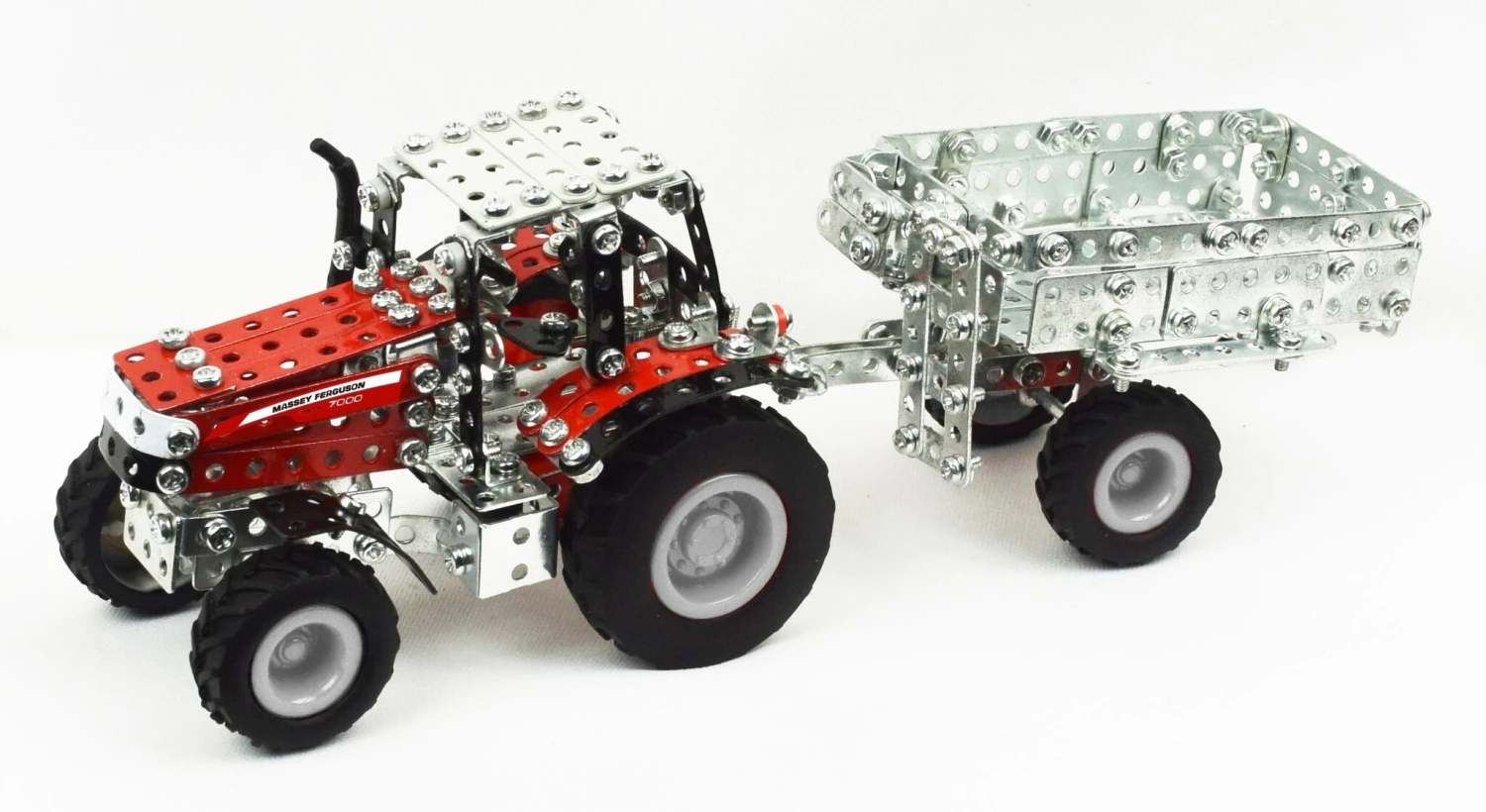 Tronico Micro Massey Ferguson MF 7600 Met Aanhanger – 1 : 64 5 Tronico Micro Massey Ferguson MF 7600 Met Aanhanger – 1 : 64 - Afbeelding 3