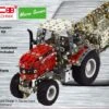 Tronico Micro Massey Ferguson MF 7600 Met Aanhanger – 1 : 64 -Chique Speelgoeds Winkel tractor mf7600 tronico micro 9540